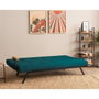 Atelier Del Sofa Sofá-Cama de 3 Plazas Verde Petróleo
